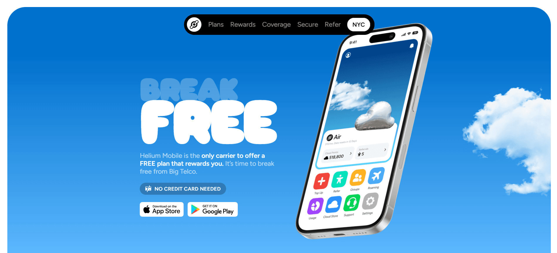 Website generated by Helium Mobile